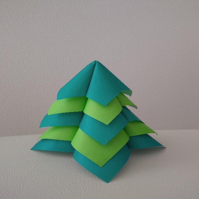 折り紙 クリスマスツリーは難しいと諦めずに簡単に立体的に作る方法 ことのは